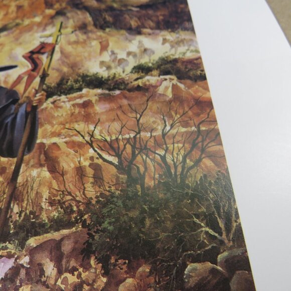 Stephan Kramar History Art Print Monk, Cowboys, Indians - Picture 4 of 8